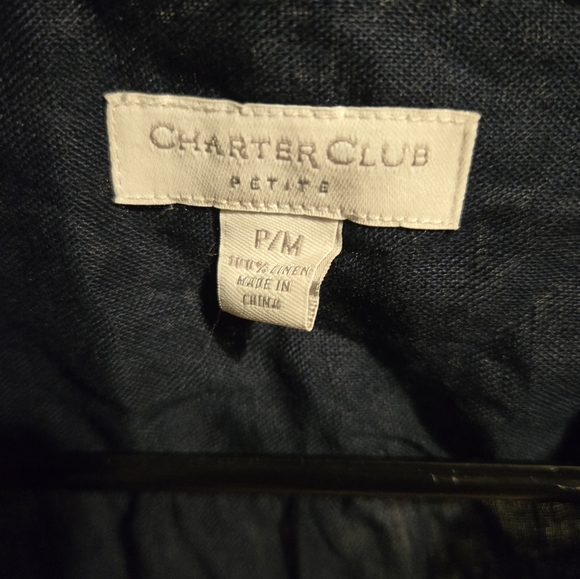 Chemise 100% linen Bleu - Picture 3 of 5